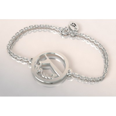 Bracelet de créateur en argent pour femme - Planche de Surf - Lyn&Or Bijoux